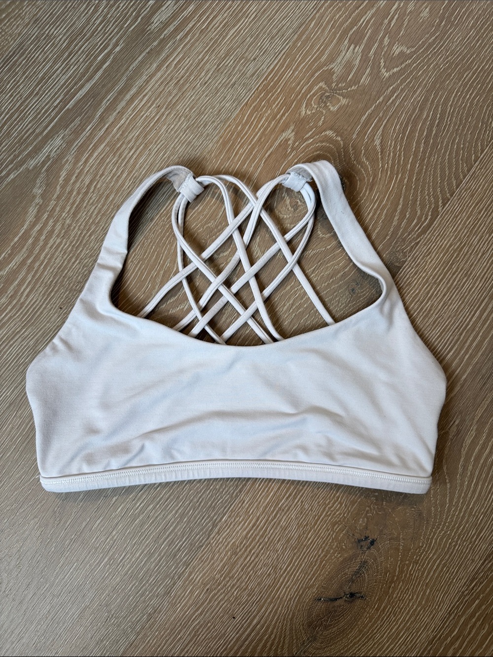 lululemon athletica Neutral Strappy Back Sports Bra